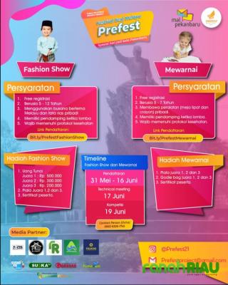 Lomba mewarnai dan Fashion Show hari Pertama Prefest Project